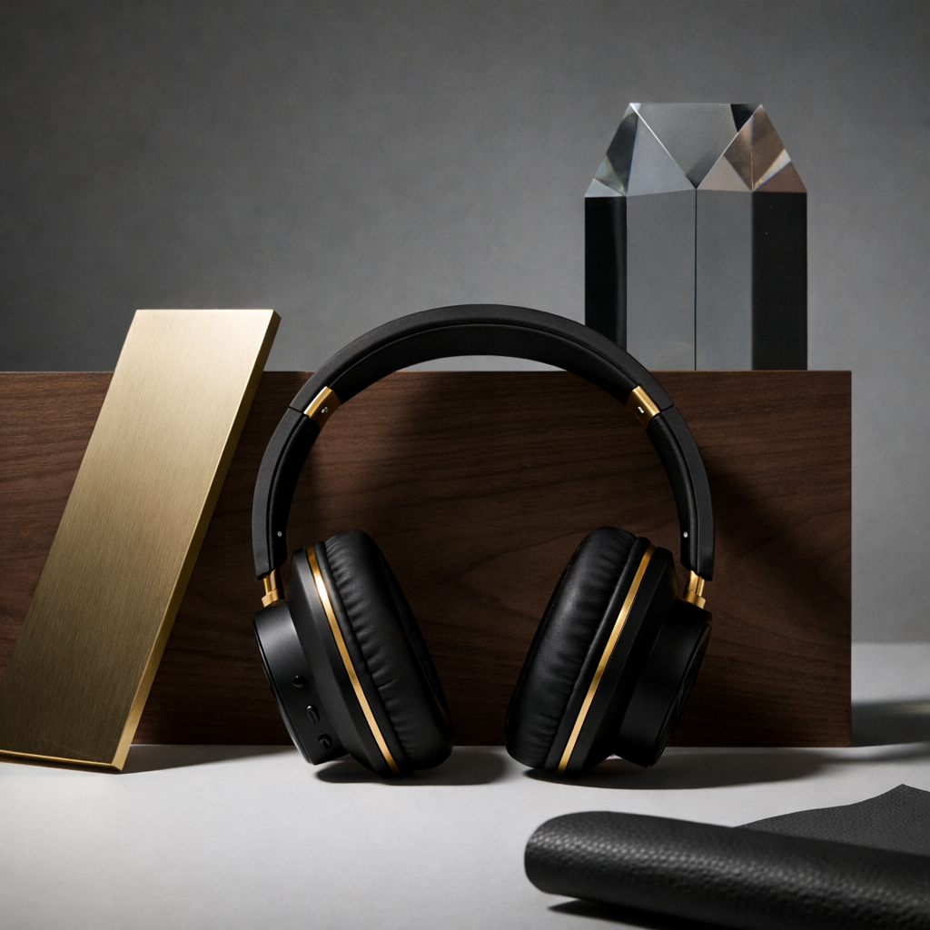 Wireless Bluetooth Headphones – Lightweight Over-Ear Headband